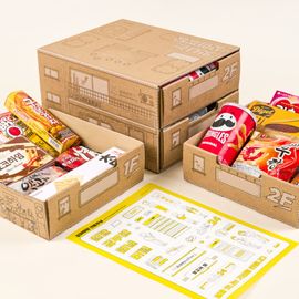 [WeFun] 2-tier snack building 18 kinds of sweets gift set group gift recommended decoration stickers_box snacks set, office snacks, zero stress, sugar charging _Made in Korea
